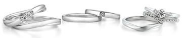 広島でおすすめの結婚指輪ショップ「銀座ダイヤモンドシライシ」のリングデザイン例